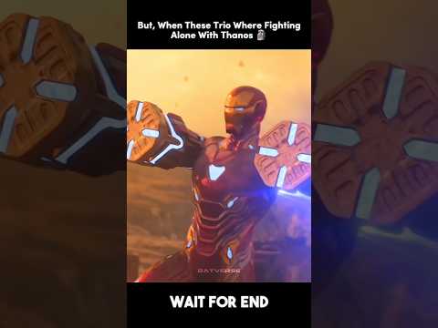 MCU Trio Struggling To Fight Thanos 🤯 #shorts