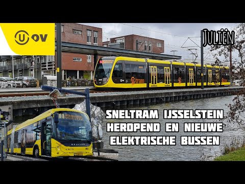 Nieuw Elektrisch Stokbrood in Utrecht en Sneltram IJsselstein rijdt weer! | #VLOG