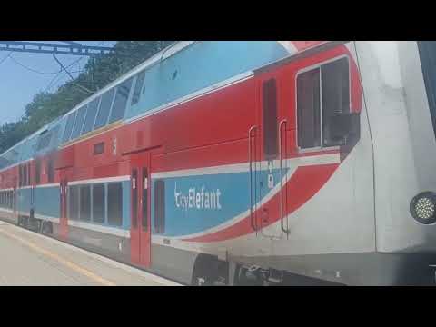 City Elefant od společnosti České Dráhy přijíždí do Prahy Klánovice 😁