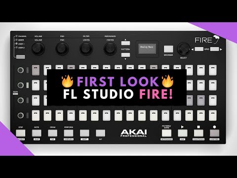 First Look: AKAI FIRE FL Studio 20 Drum Sequencer