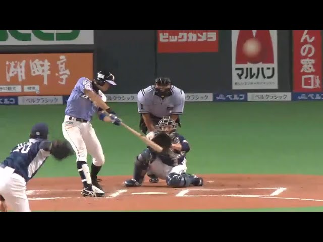 【6回裏】ファイターズ・中島卓タイムリーヒット!! 西川が一気にホームイン!! 2015/7/11 F-L