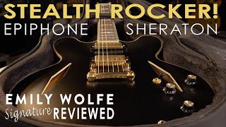 Video thumbnail for Epiphone Sheraton Stealth - Emily Wolfe Signature Guitar Review by The Guitaristas