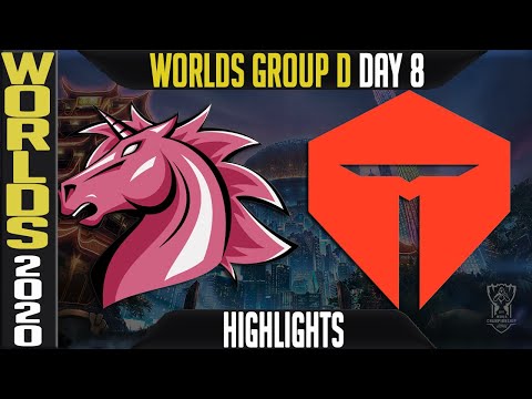 UOL vs TES Highlights | Worlds 2020 Group D Day 8 - LoL World Championship - Unicorns of Love vs Top