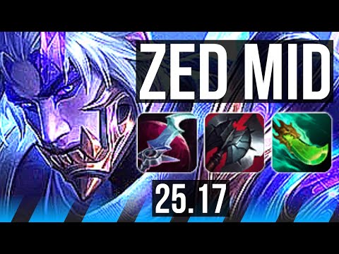 ZED vs SYNDRA (MID) | KR Challenger | 25.17