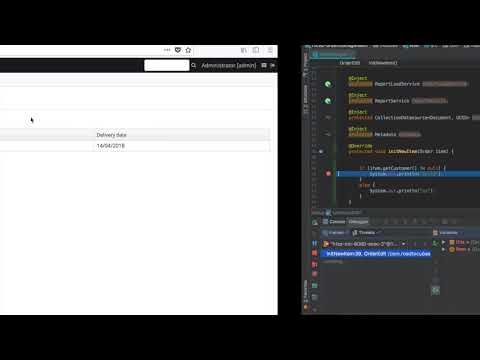 05 - CUBA ordermanagement - hide customer selection in order screen