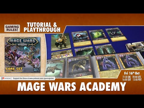 Mage Wars Academy - Tutorial & Playthrough