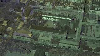 TUM-ALS-2009: Airborne Laser Scanning (ALS), Co-registration of 4 scans, circular view