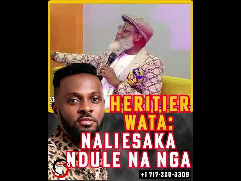🟢🟡🔴HERITIER WATA alobi ye ALIESAKA MUSIQUE NA YE, PO BA PRODUCTEURS BABOYAKA NA BANGO kosunga ye
