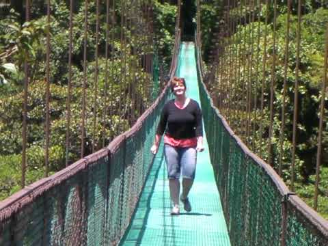 Eric Clark's Travel Videos - Costa Rica - Hanging Walking Bridges over the Gorges