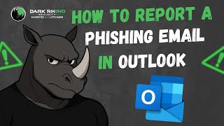 How to report a Phishing Email in Outlook | Cybersecurity 101