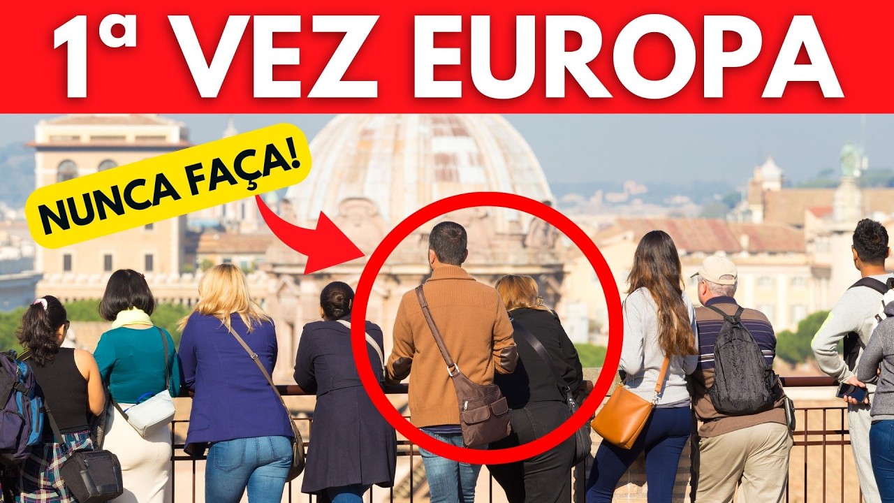 O que brasileiros DEVEM saber antes de viajar para EUROPA!