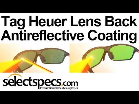 Tag Heuer Sunglasses with Essilor Lens backside Antireflective Technology