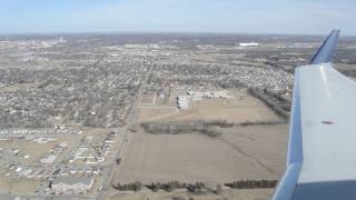 preview picture of video 'Delta CRJ-200 Landing in Lincoln, NE'