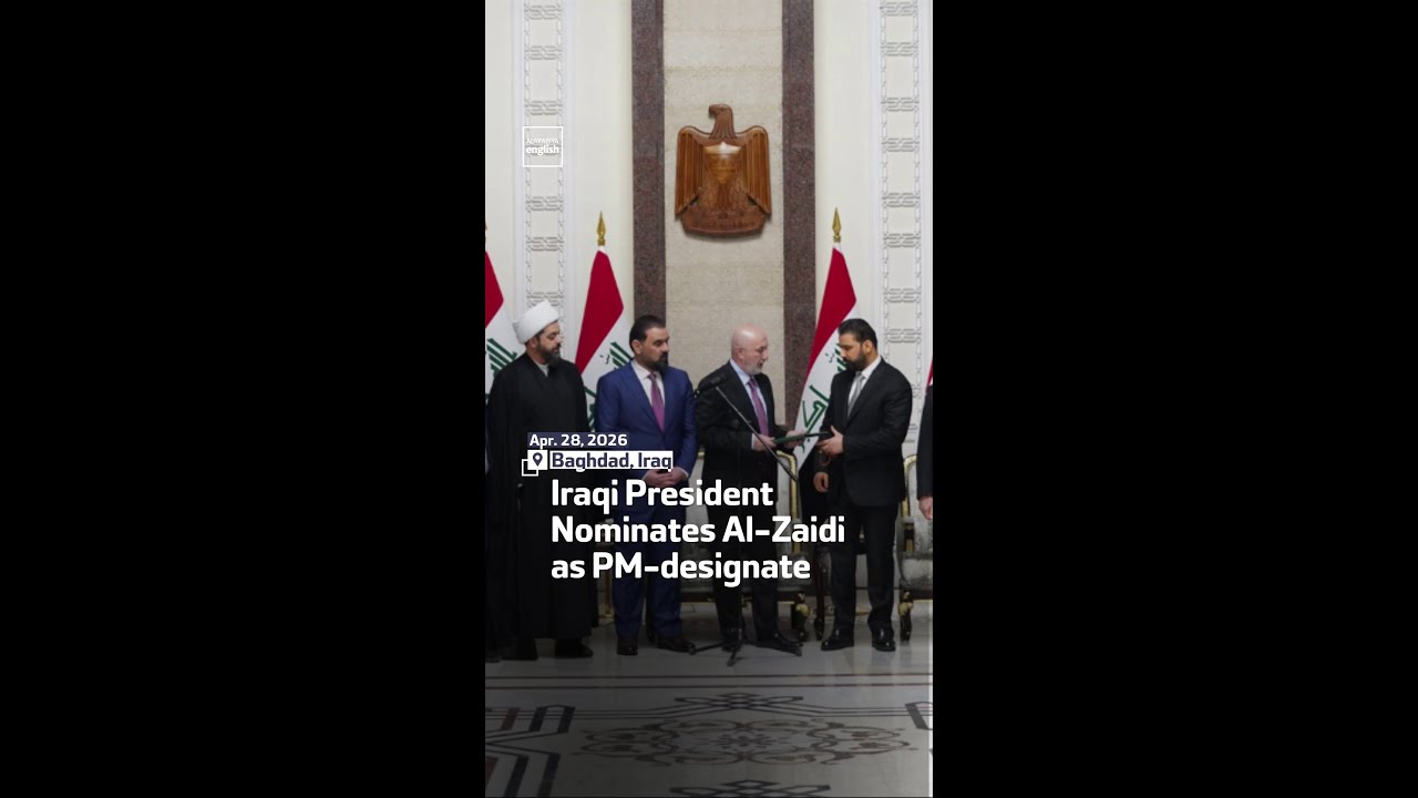 Video | Iraqi President Nominates Al-Zaidi as PM-designate