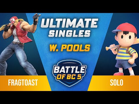 FragToast (Terry) vs Solo (Ness) - Ultimate Singles Winners Pools - Battle of BC 5