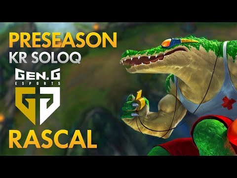 Preseason: Gen.G Rascal - Renekton Top Lane - KDA 18/4/4