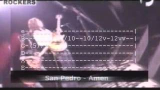 San pedro - Amen  ( GUITAR SOLO + TAB )