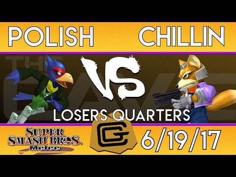 TCG Melee - Chillin (Fox) vs Ambiguously Polish (Falco) - Losers Quarters - SSBM 6/19/17