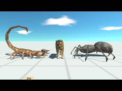 SCORPION & SPIDER vs EVERY UNIT - Animal Revolt Battle Simulator