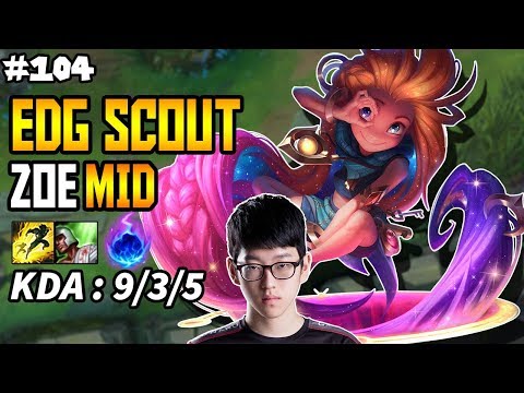 EDG Scout Zoe vs Orianna MID - Korea Challenger S8