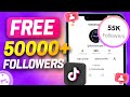 FREE TIKTOK FOLLOWERS 2025 How I Got 50 000 Followers On TikTok For FREE THE TRUTH