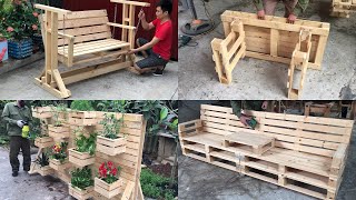 4 DIY ideas best creative and recycled pallet - Creative Uses For Old Pallets