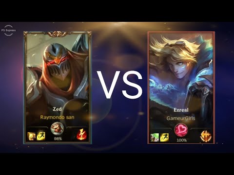 Wild reft : Zed VS Ezreal