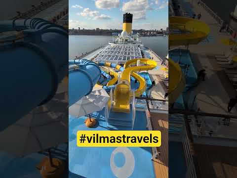 Thumbnail for water park on Carnival Venezia #cruiseship #viral #carnival #youtubeshorts #viralvideo #shorts #vlog