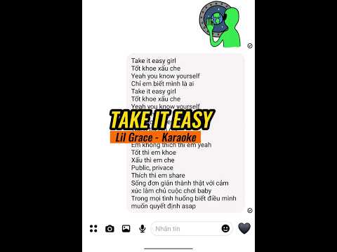 TAKE IT EASY - Liu Grace - Karaoke