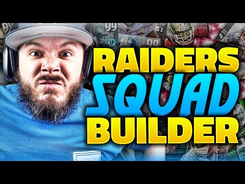 ALL-TIME OAKLAND RAIDERS SQUAD BUILDER & GAMEPLAY | MADDEN 16 ULTIMATE TEAM
