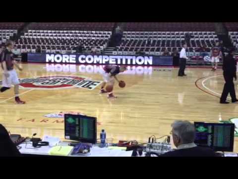 Mentor's Jeff Foreman warming up.