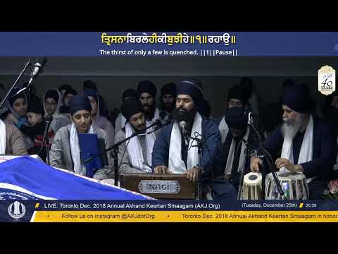 015 Toronto Dec  2018 - Tuesday Eveing - Bhai Pritpal Singh Jee Regina