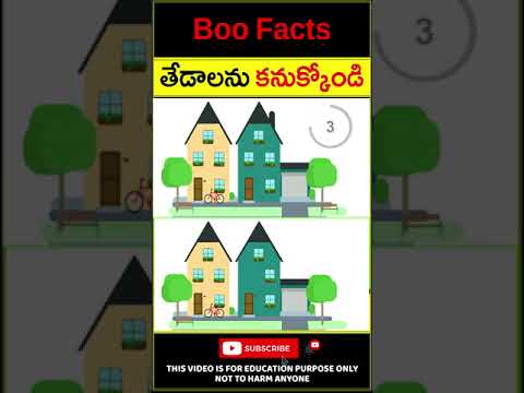 మూడు తేడాలు కనుక్కోండి - Riddles for Children - Spot the difference
