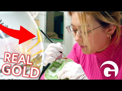 Kintsugi - Restoring Antique Japanese Plates with Gold