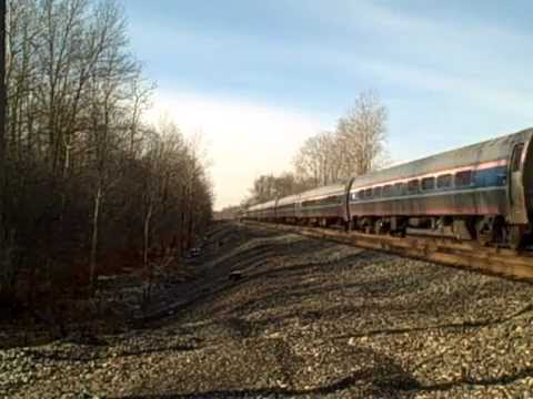 Amtrak 48 "Lake Shore Limited" at Jordan, NY December 3, 2011