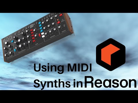 Using MIDI Synths in Reason (How to use an external synth with Reason)