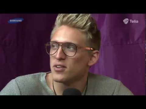 Danny Saucedo - interviewed for the Eurovision Song Contest 2012 in Malmö