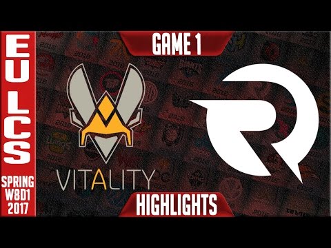 Origen vs Vitality Game 1 Highlights - EU LCS W8D1 Spring 2017 - OG vs VIT G1