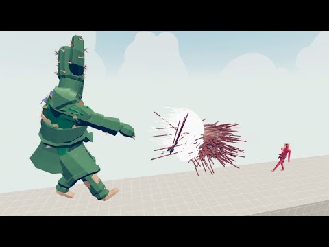 CACTUS GIANT vs EVERY GODS  - Totally Accurate Battle Simulator TABS