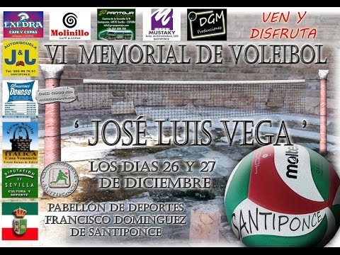 VI MEMORIAL DE VOLEIBOL JOSÉ LUIS VEGA