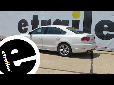 etrailer | Installing the Curt Trailer Hitch Receiver on your 2015 Volkswagen Passat