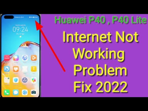 Huawei P40 , P40 lite internet on but not working || Apn Settings 2022...