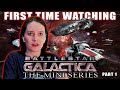 BATTLESTAR GALACTICA The Miniseries First Time Watching Reaction Part 1 This Is Awesome