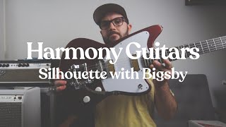 Video thumbnail for Harmony Guitars Silhouette with Bigsby Electric Guitar - Demo/Review by Ambient Endeavors