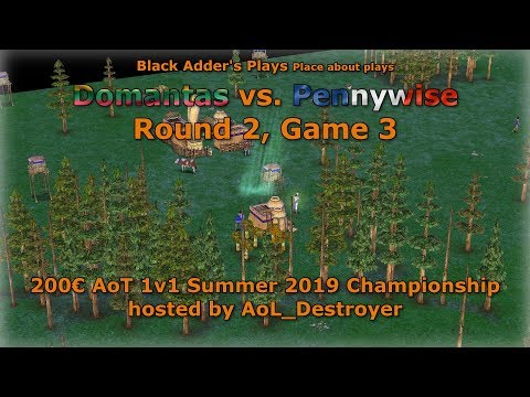 Summer 2019 Championship, R2 - Domantas vs. Pennywise, Game 3 - Age of Mythology: The Titans