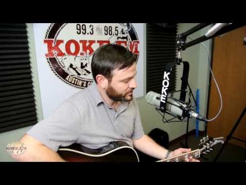 Adam Hood sings Front Porch Thang' live on KOKE-FM