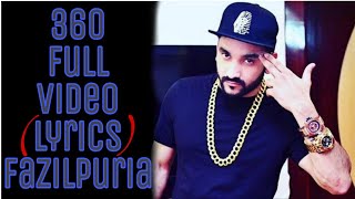 360 Video Song lyrics Fazilpuria 2018 | #Fazilpuria | #360