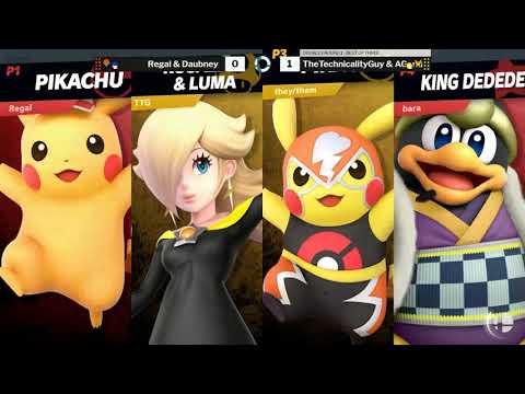 Sink or Swim 143 SSBU Doubles R1 - Regal & Daubney (Red) vs TheTechnicalityGuy & AGenderWonder (Red)