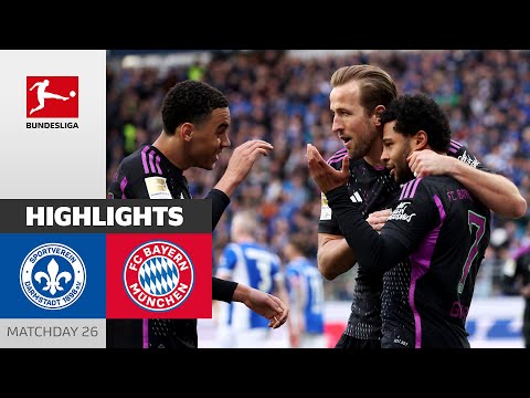 Resumen de Darmstadt 98 vs Bayern München Matchday 26