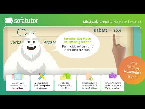 Prozentrechnung: Rabatt und Aufschlag einfach erklärt – Mathematik 6. - 8. Klasse